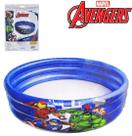 Piscina inflavel 3 aneis 100l vingadores/avengers 25x83cm