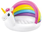 Piscina inflavel arco-iris com cobertura 45l - hobby