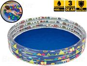 Piscina Inflável Banheira Infantil Redonda 450 Litros - Mor 1.52mX30cm