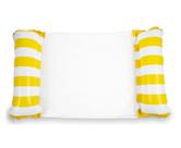 Piscina inflável em PVC Float Lounge, amarelo Rede de água multiuso, espreguiçadeira de malha, drifter, selim Acessórios portáteis para piscinas de banho de sol