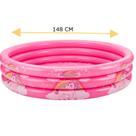 Piscina Inflavel Infantil 300 Litros redonda Unicórnio Cor Rosa Vinil Reforçada