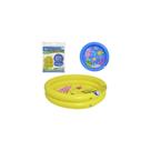 Piscina inflavel infantil bebe criança 2 aneis estampada 21 litros banheira peixinhos com kit reGimp Piscina inflavel infantil bebe criança 2 aneis estampada 21 litros banheira peixinhos com kit reGimp