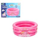 Piscina Inflável Infantil Bebê Redonda 3 Arcos 66L DM Splash