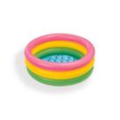 Piscina Inflável Infantil Bebê Redonda Pequena Colorida 28L