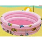 Piscina Inflável Infantil Criança 110Cm Rosa Peixinhos