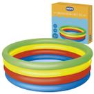 Piscina Inflável Infantil Redonda Arco Íris 550 Litros Mor