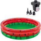 Piscina inflável intex infantil 581l melancia bomba elétrica Piscina inflável intex infantil 581l melancia bomba elétrica
