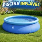 Piscina Inflável Redonda Grande Diversão Verão Piscina Inflável Redonda Grande Diversão Verão