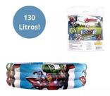 Piscina Inflável Vingadores 130 Litros 97x20cm Etitoys Piscina Inflável Vingadores 130 Litros 97x20cm Etitoys