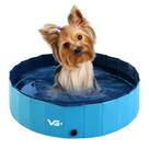 Piscina Para Cachorro Pets Dobrável Azul 80 cm x 20 cm VG+ Piscina Para Cachorro Pets Dobrável Azul 80 cm x 20 cm VG+