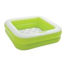 Piscina Quadrada Infantil Verde Inflável Verão de 57 Litros Piscina Quadrada Infantil Verde Inflável Verão de 57 Litros
