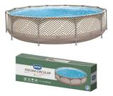 Piscina Redonda Estrutural PVC 7200 Litros 3.66 x 3.66m Mor