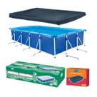 Piscina Retangular 10000 Litros Estruturada Premium Com Capa Mor