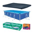 Piscina Retangular 7600 Litros Estruturada Premium com Capa Mor Piscina Retangular 7600 Litros Estruturada Premium com Capa Mor