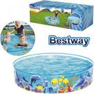 Piscina semirrigida 946l peixe 38x183cm de ø na caixa