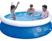 Piscina Sunfit 2.400 Litros Borda Inflável, Azul
