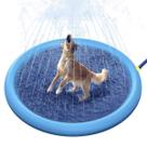Piscina Tapete Chafariz Inflavel Pet Cachorro Crianças Animais Infantil Agua Verao Sol Dias Quentes Ensolarados Jardim Quintal Varanda Veraneo Lazer A