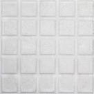 Piso 25 Dados Branco 20x20cm Amarrado Com 20 Peças 0,80m² - Artesanal Piso 20x20 25dados Branco Am20pcs 0,80m2 Artesanal