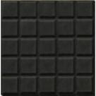Piso 25 Dados Preto 20x20cm Amarrado com 20 Peças 0,80m² - ARTESANAL
