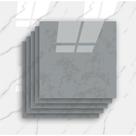 Piso adesivo para box de Banheiro Porcelanato adesivo alto brilho - impermeável - 1 m2 -