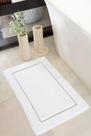 Piso Atoalhado 48x80cm Lazio Branco/ Silver - Kacyumara