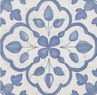 Piso em Porcelana Hidraulica Colonial kit com 10 peças 20x20cm e 07 mm de espessura