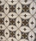 Piso em Porcelana Hidraulica Colonial kit com 10 peças 20x20cm e 07 mm de espessura