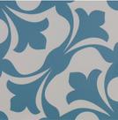 Piso em Porcelana Hidraulica Ocean Blue kit com 10 peças 20x20cm e 07 mm de espessura