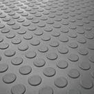 Piso Emborrachado Relevo Moeda 2mm 0,65X1,4m Passadeira Piso