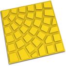 Piso Firenze Amarelo 30,4x30,4cm Amarrado Com 5 Peças 0,46m² - Artesanal Piso 30,4x30,4 Firenze Amarelo Am5pcs Artesanal