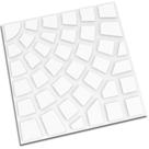 Piso Firenze Branco 30,4x30,4cm Amarrado com 5 Peças 0,46m² - ARTESANAL