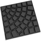 Piso Firenze Preto 30,4x30,4cm Amarrado com 5 Peças 0,46m² - ARTESANAL Piso Firenze Preto 30,4x30,4cm Amarrado com 5 Peças 0,46m² - ARTESANAL