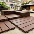 Piso kapazi deck modular 30x30 marrom