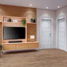 Piso Laminado Clicado Régua Gran Elegance 0,8mm Eucatex Carvalho Ouro