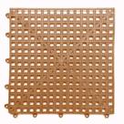 Piso Modulado 30 X 30cm Bege Kit Com 6 Pecas Kapazi Acqua Kap