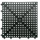 Piso Modular Acqua Kap 30 x 30 Cm Kit 6 Peças Preto Kapazi