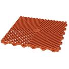 Piso Modular Moldeck Laranja, 30 x 30 cm, Pacote com 11 Peças