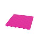 Piso modular texturizado rosa fluorescente - unidade 30x30