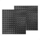 Piso Moeda de Borracha 3mm Placa 50x50cm 20 unidades
