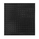 Piso Moeda Emborrachado Preto 50cm x 50cm x 3mm Celpan