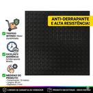 Piso Pastilhado Moeda 50x50cm Borracha Antiderrapante