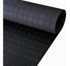 Piso Pastilhado Moeda Preto Rolo De 50cm X 100cm