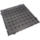 Piso Plástico 50x50cm Preto - EKO-PIS-02-03 - EKOPALETE