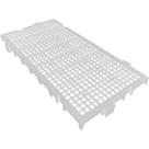 Piso Plástico Modular, 250 mm x 500 mm, Branco, 42530, Presto