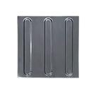 Piso Tátil 10 Unidades 25 X 25 Direcional Preto Pvc - Wrs