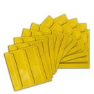 Piso Tátil 10pçs Borracha Pvc 25x25 Direcional Amarelo Cód. 1506