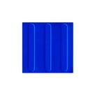 Piso Tátil 25 X 25 Direcional Azul Pvc 10 Unidades - Wrs
