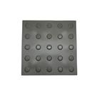 Piso Tátil Classic Alerta Pvc 25x25cm - 16 Peças - Cinza