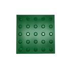 Piso Tátil Classic Alerta Pvc 25x25cm - 16 Peças - Verde