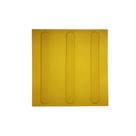 Piso Tátil Classic Direcional Pvc 25x25cm Amarelo
